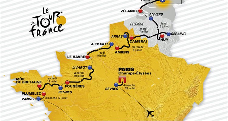 Tour de france en Bretagne - Séjourner à Parc Fétan