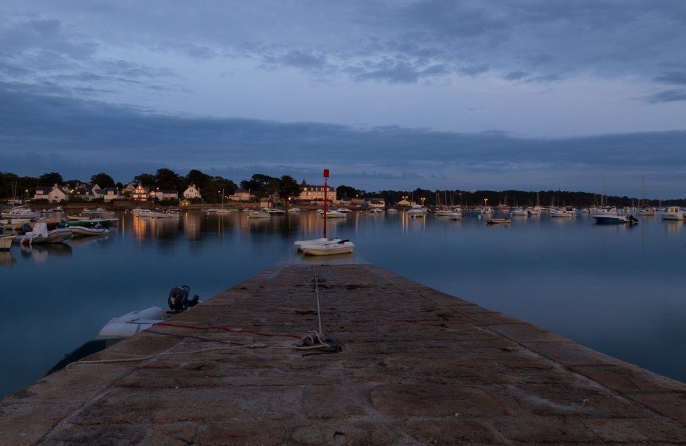 vue nocturne sur le golfe du Morbihan - Hôtel Parc Fétan